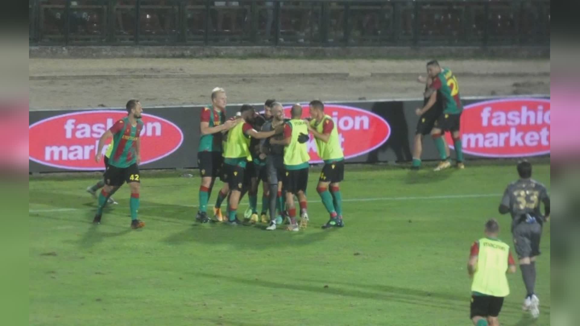 Grifo avanti (1-0, Carretta). Fere, che rimonta ai rigori