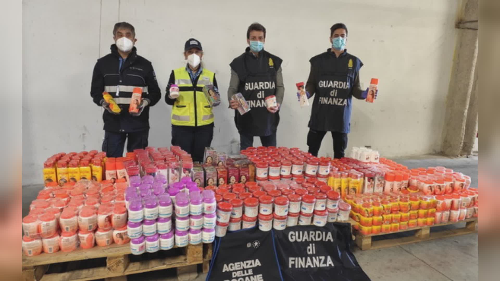 Gdf Firenze sequestra 345 kg cosmetici destinati all’Assisano