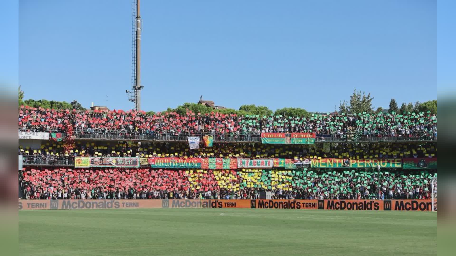 Ternana-Genoa a Doveri: quasi 8000 i biglietti venduti