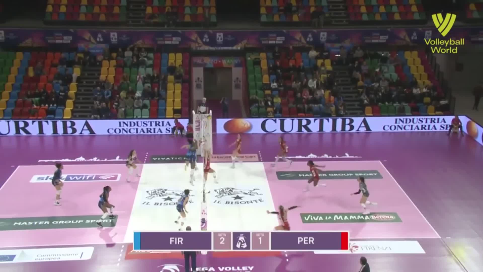 La Bartoccini cade anche a Firenze: 3-1 (25-17, 20-25, 25-18, 25-20)