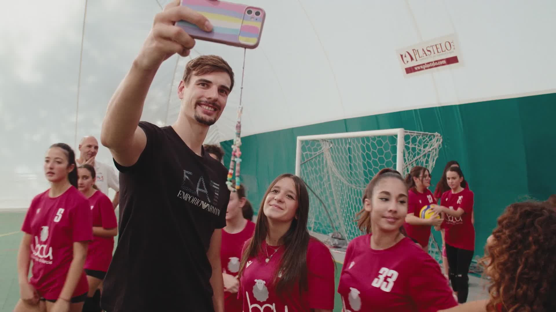 Giannelli cuore d’oro: incontro con le ragazze di Pallavolo Norcia