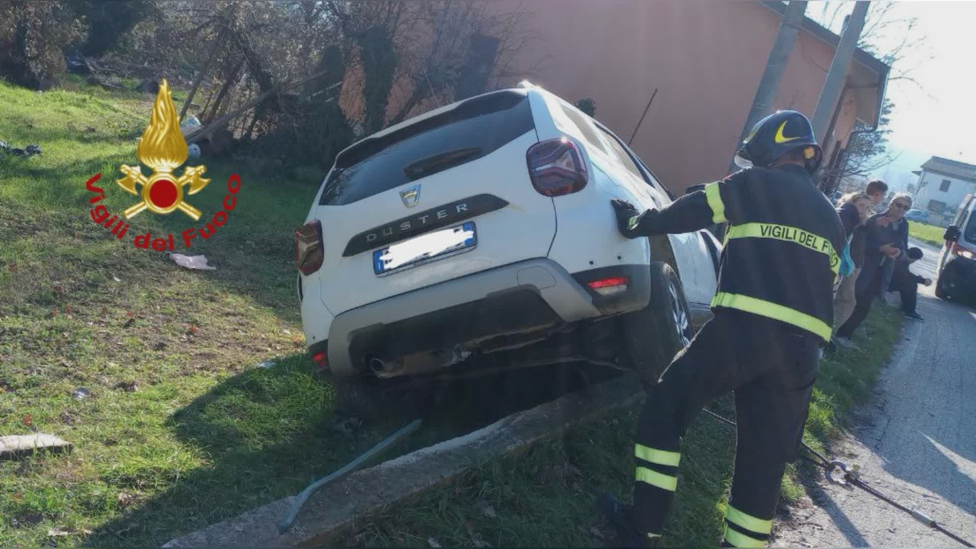 Incidente a La Pieve, ferito trasportato al pronto soccorso