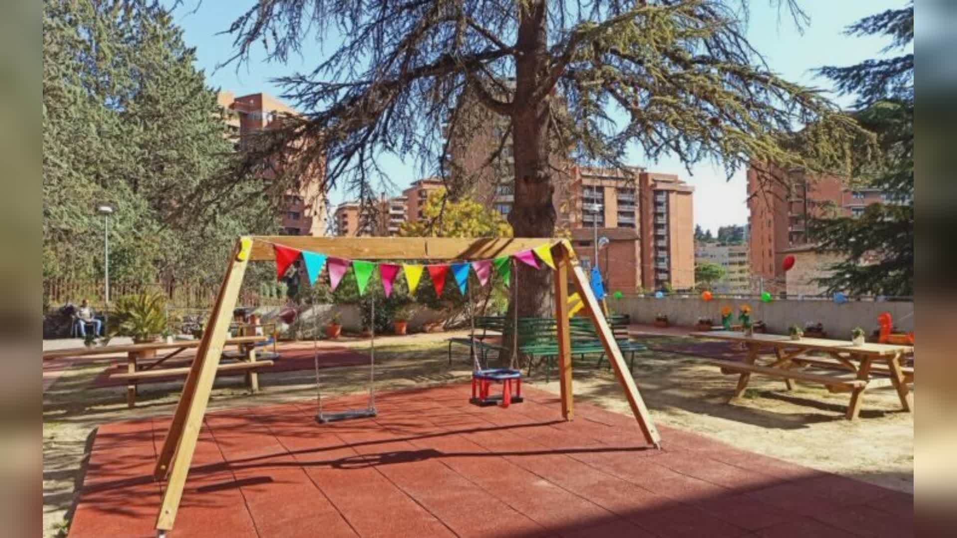 Inaugurato un parco al Villaggio della Carità di Perugia