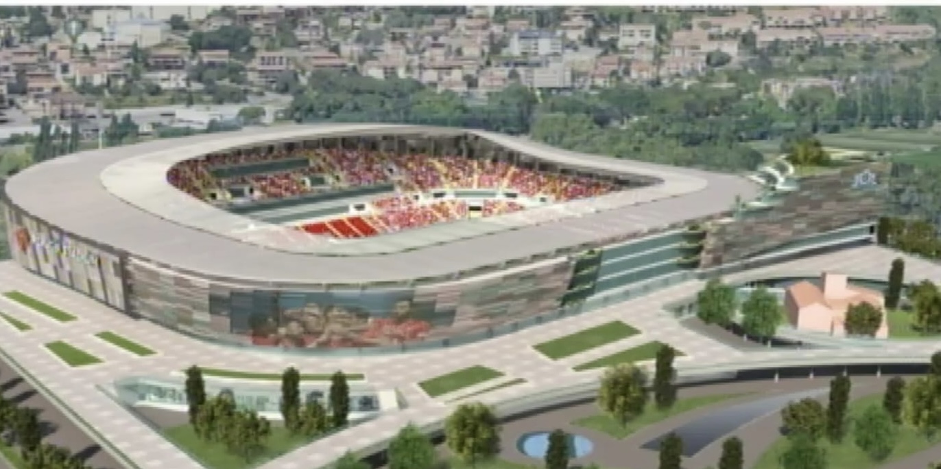 Nuovo Stadio Curi: ecco la prima foto