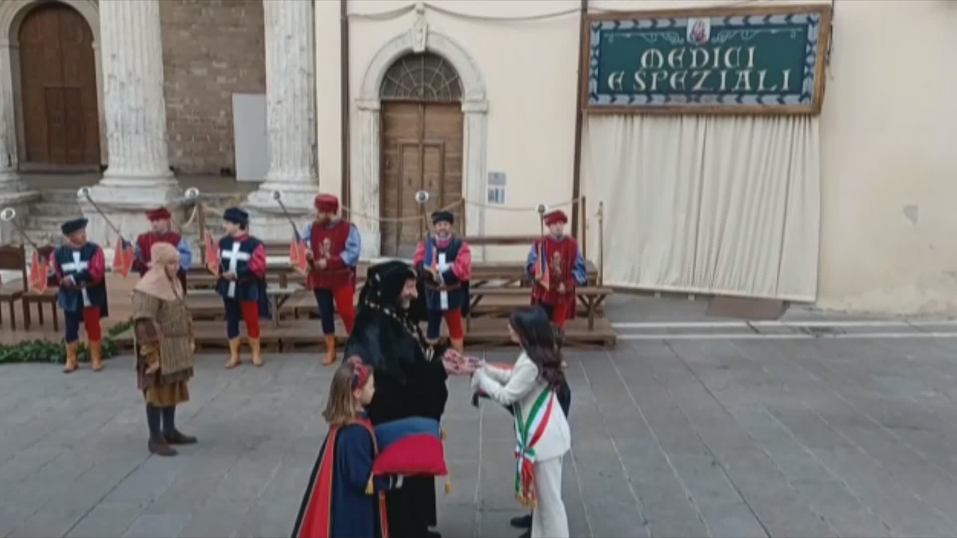 Calendimaggio al via con la consegna chiavi a Maestro di Campo