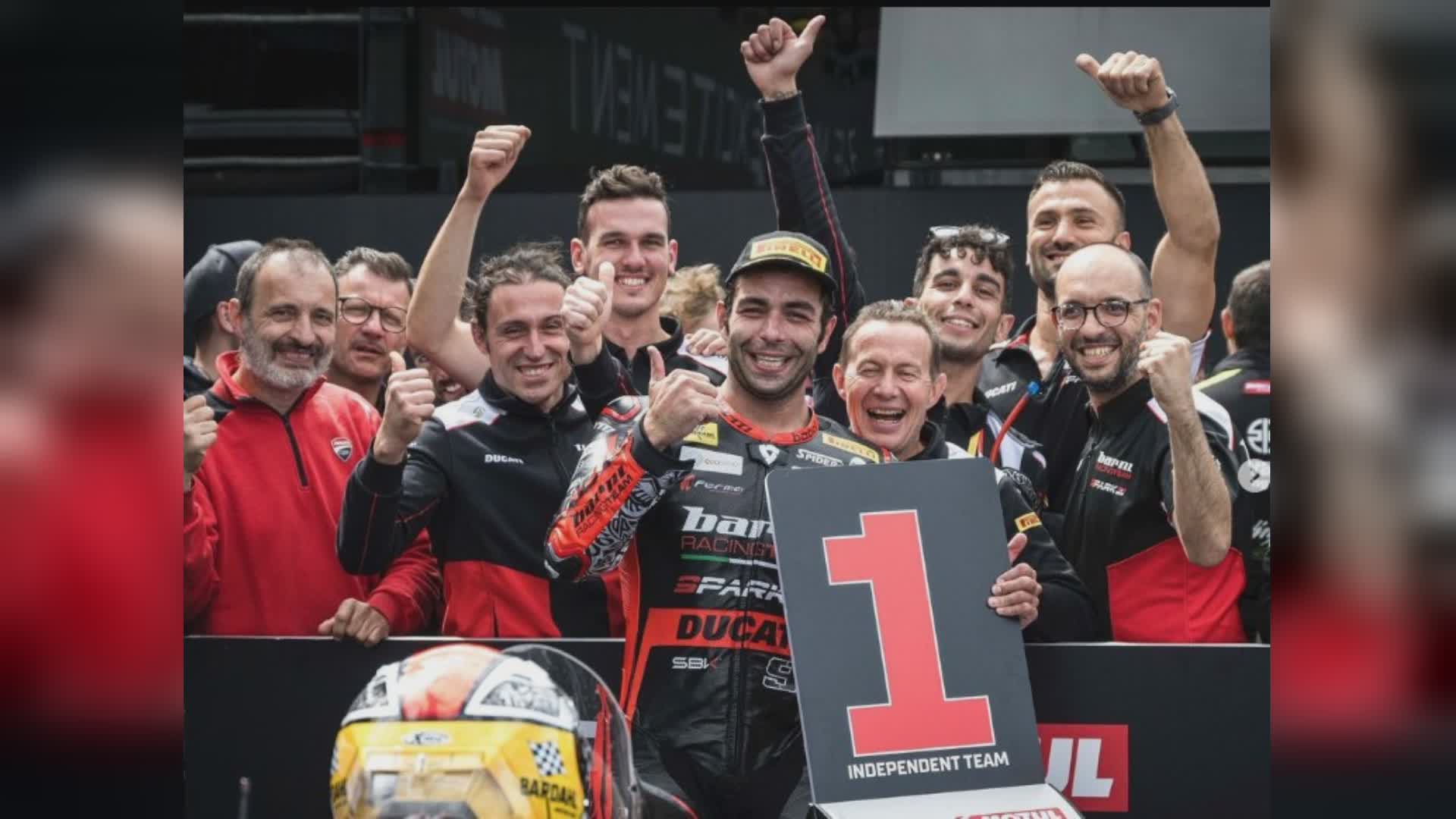 Petrucci, che podio a Donington Park: è terzo in gara 2