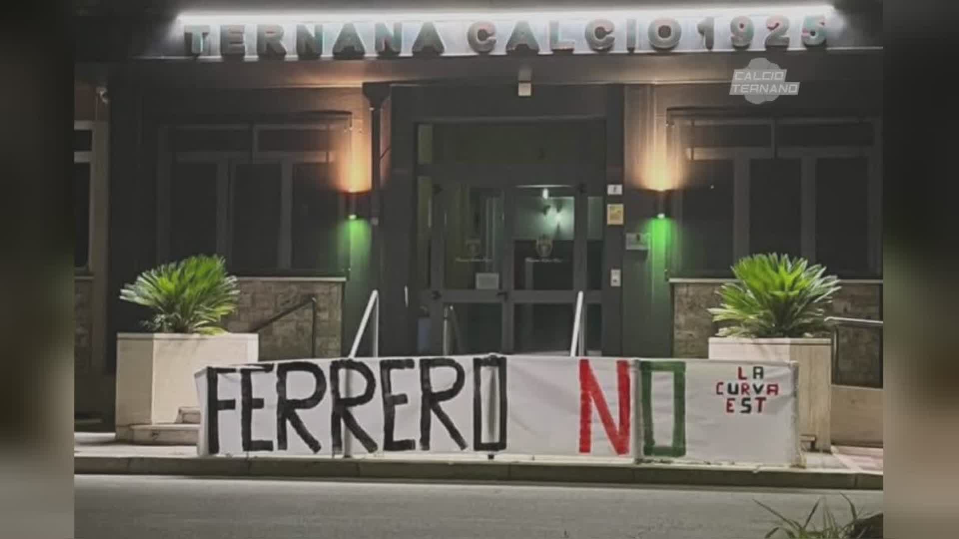 Ferrero a Terni, ma lo contestano anche lì