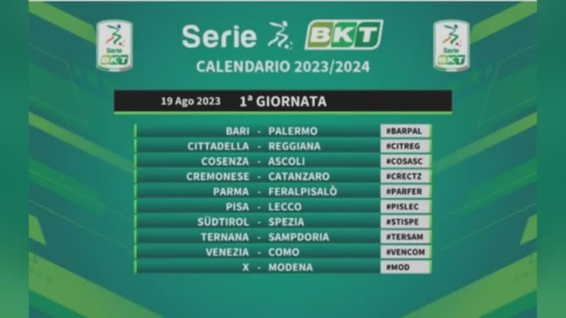 Calendario 2023/24, c’è una “X”. Ternana esordio con la Samp