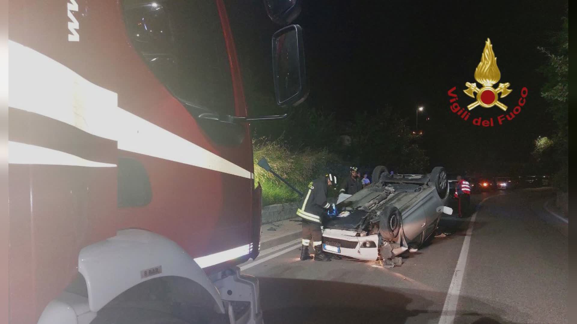 Incidente nella notte, nessun ferito grave