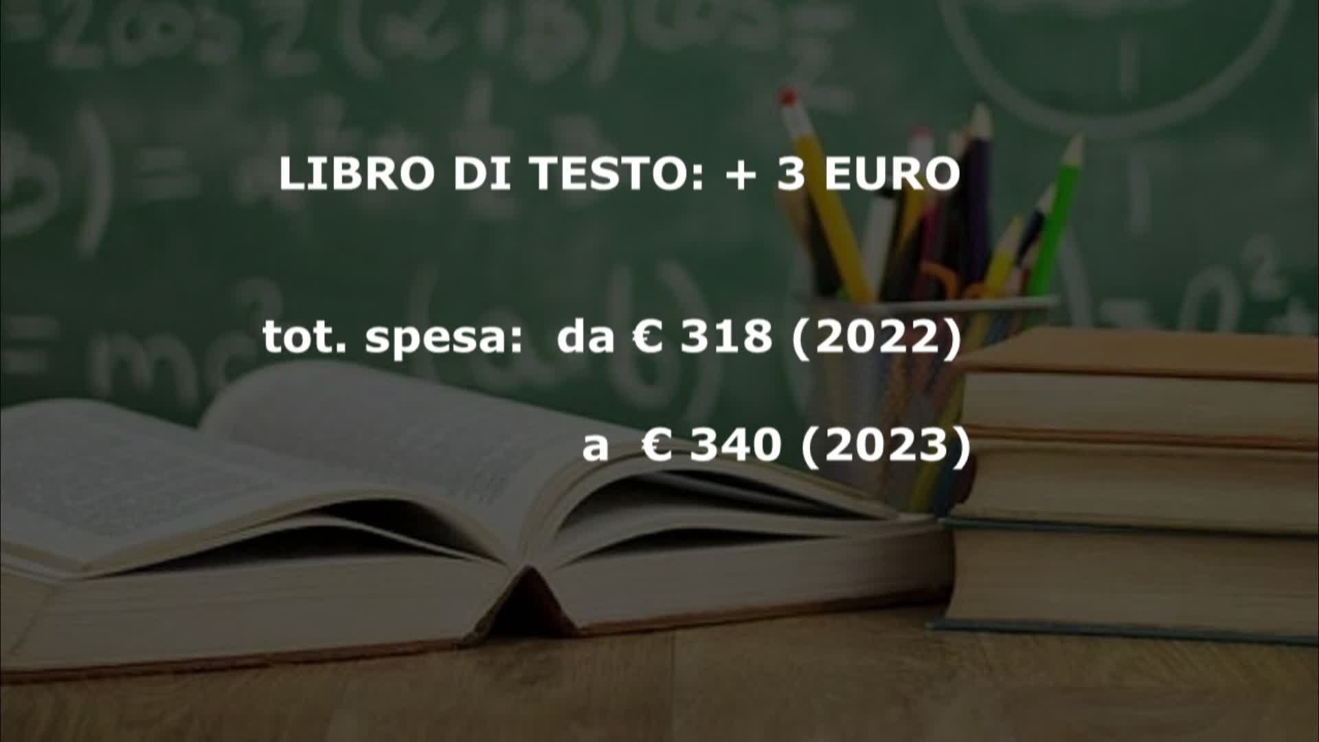 Scuola, verso stangata di settembre per caro-libri