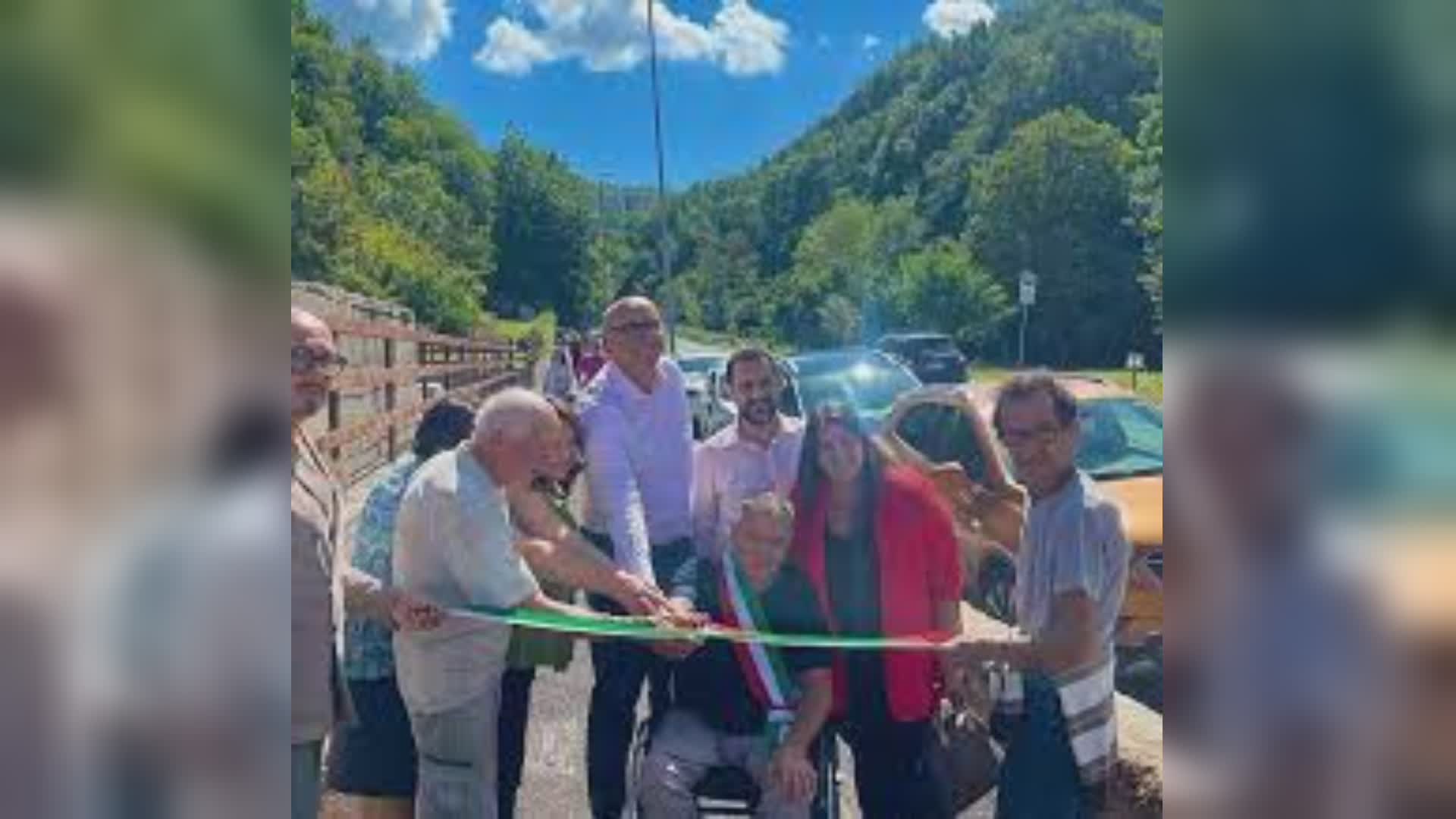 Inaugurato nuovo percorso pedonale nel borgo di Rasiglia