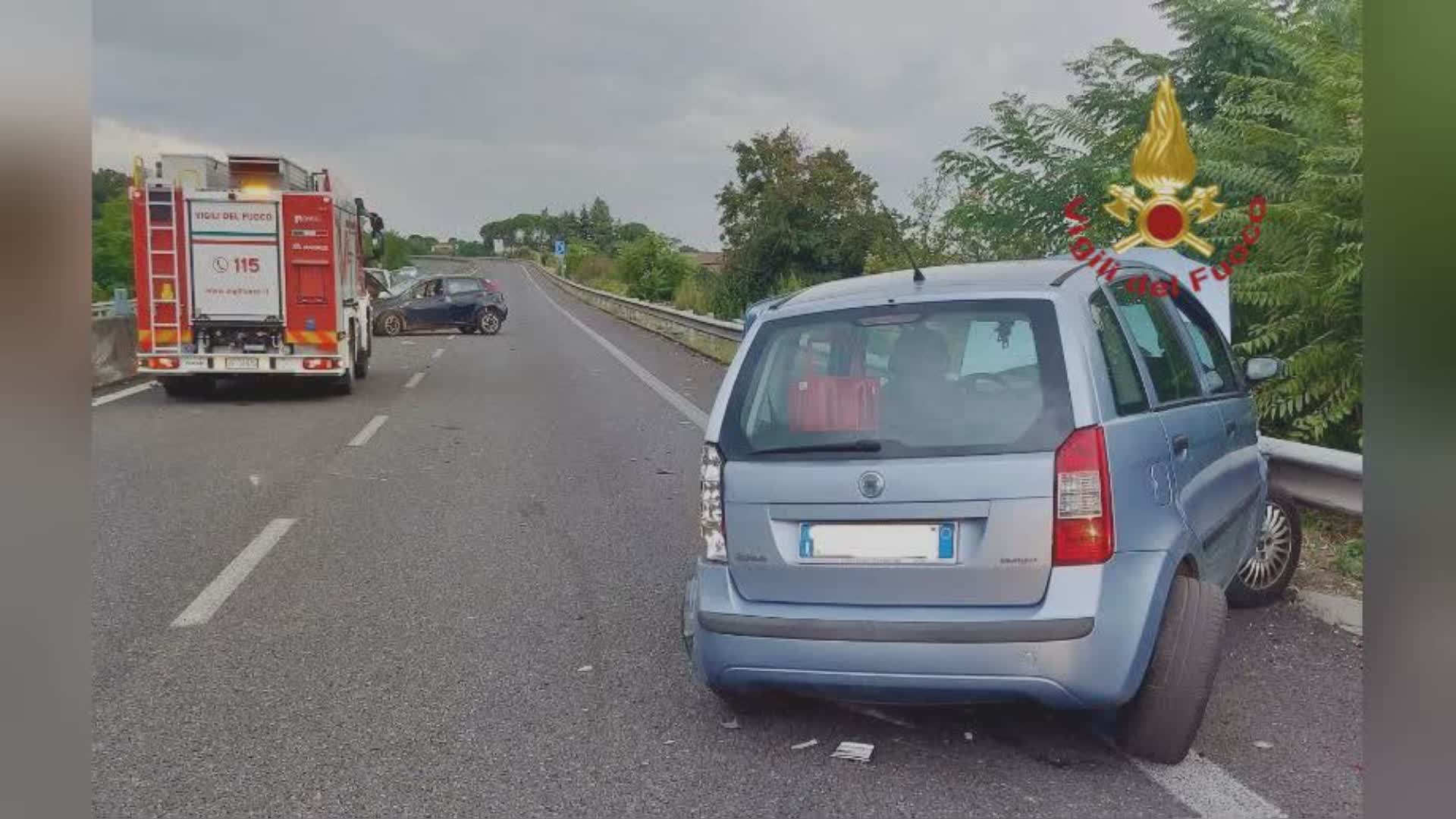 Incidente sulla E45, una persona in ospedale