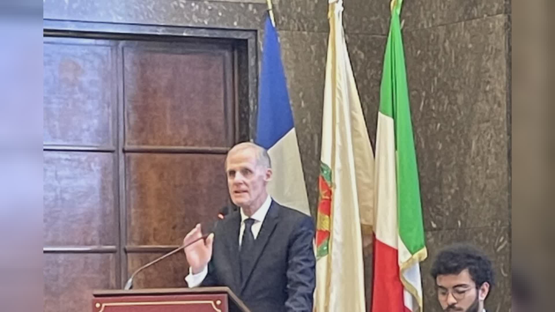 Rettore Stranieri si congratula con ambasciatore Masset