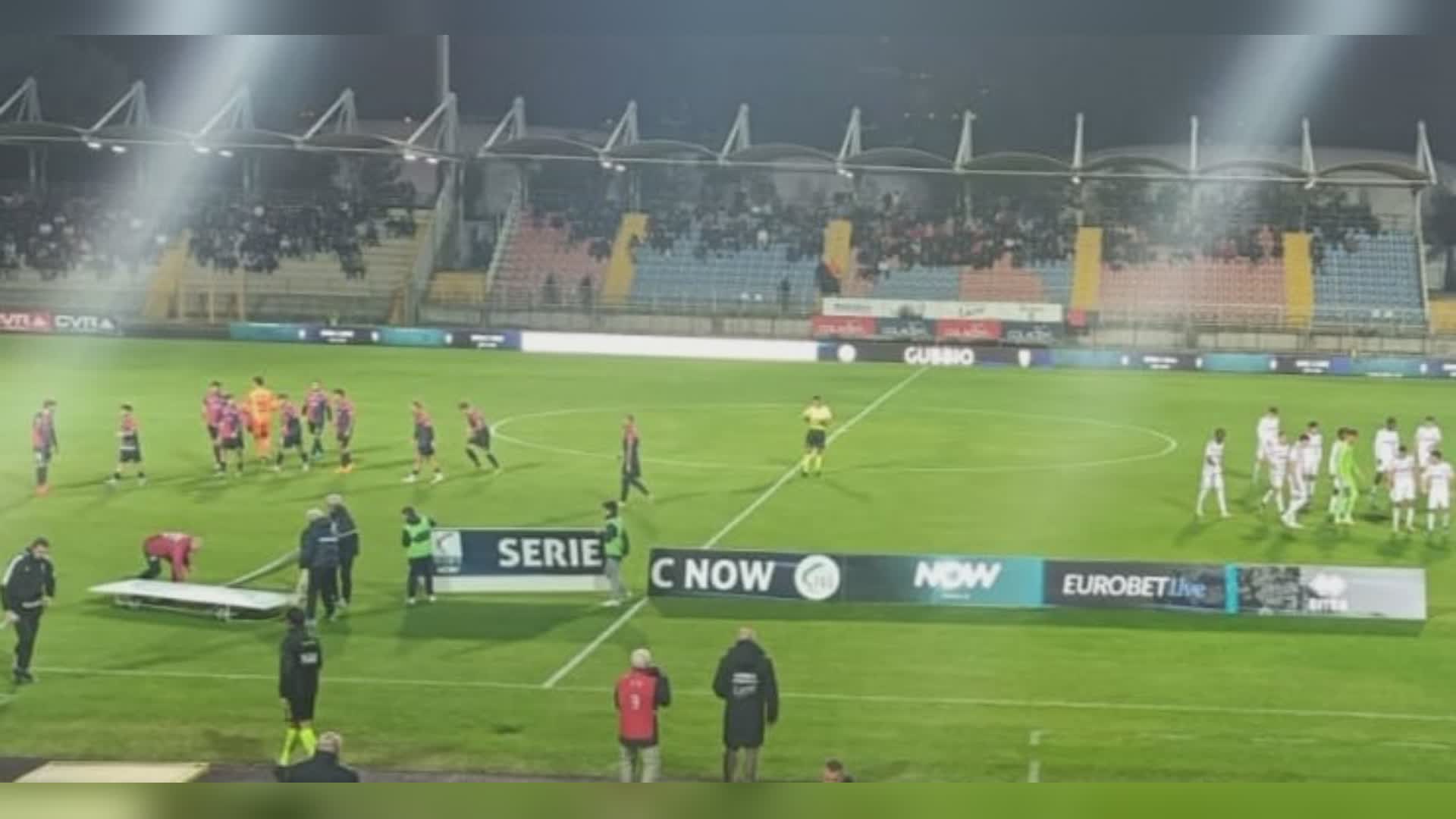 Gubbio in dieci riacciuffa Juve NG. Spina gol per l’1-1