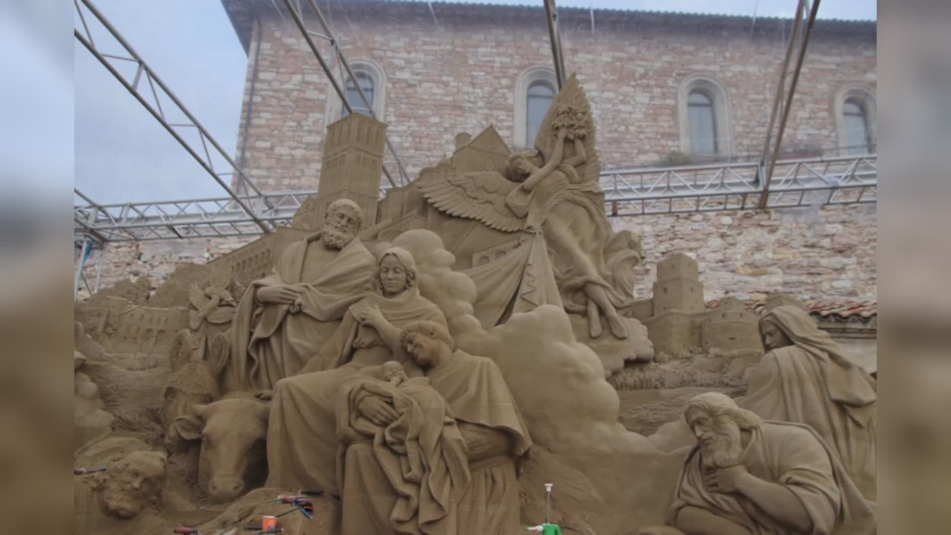 Da Jesolo 240 tonnellate di sabbia per il Presepe di Natale