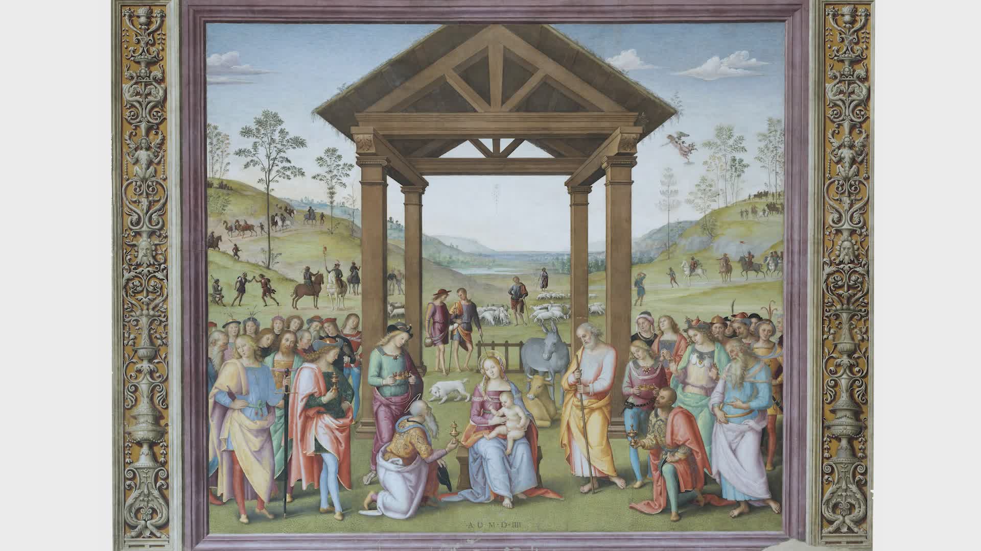 Arte e Natale: il Presepe del Perugino diventa multimediale