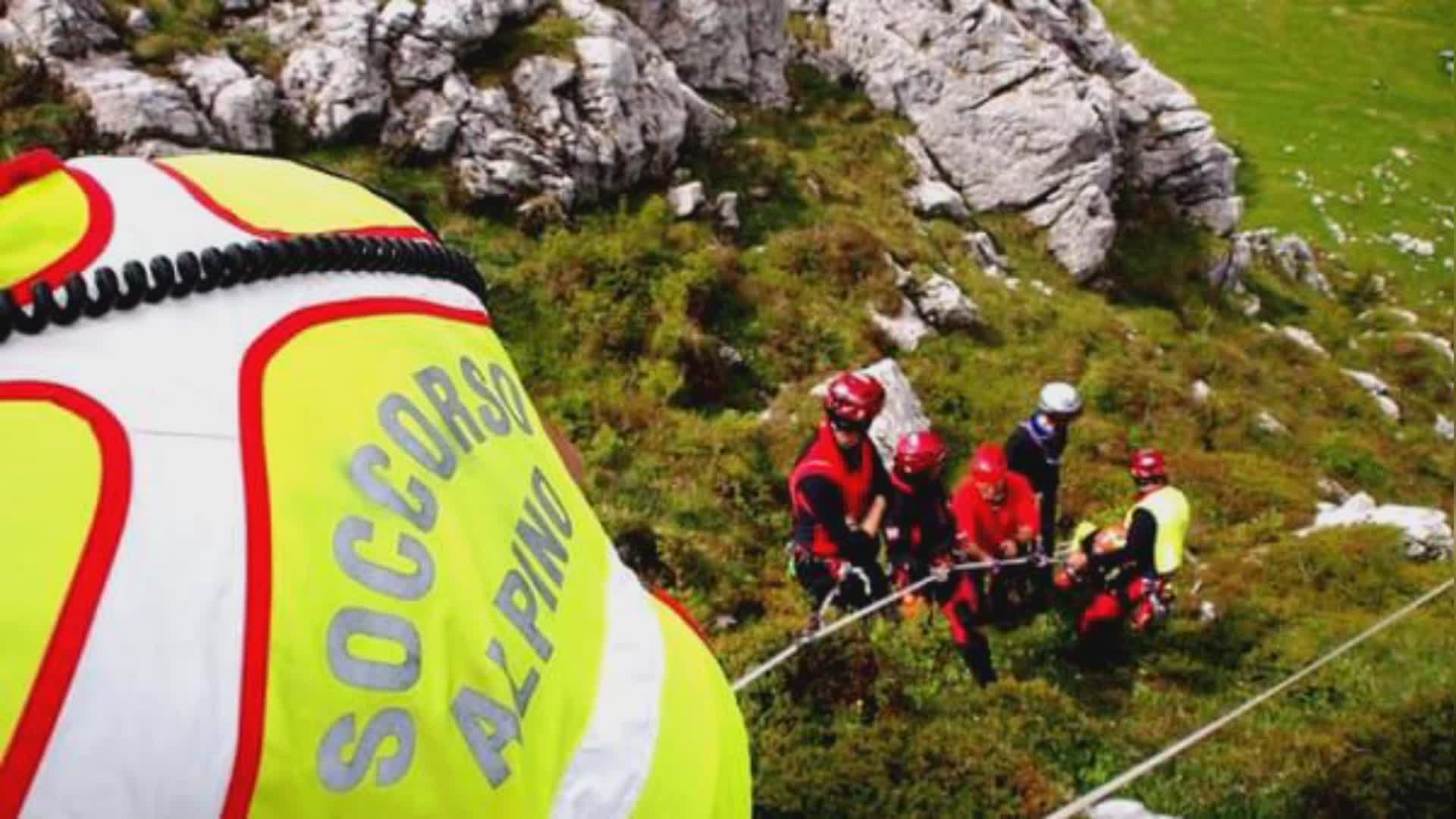 Alpinista ferito soccorsoTerminillo. Colpito da roccia durante scalata