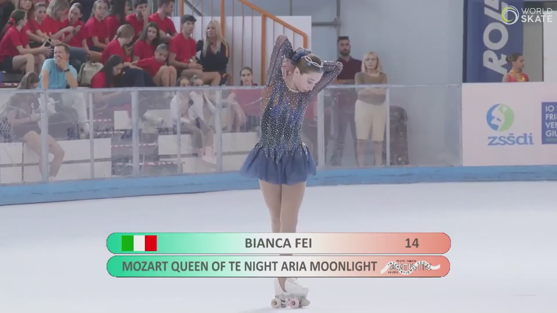 La 13enne Bianca Fei campionessa italiana di pattinaggio a rotelle