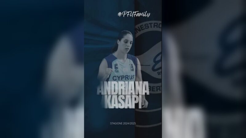 Andriana Kasapi alla Pallacanestro Femminile Umbertide