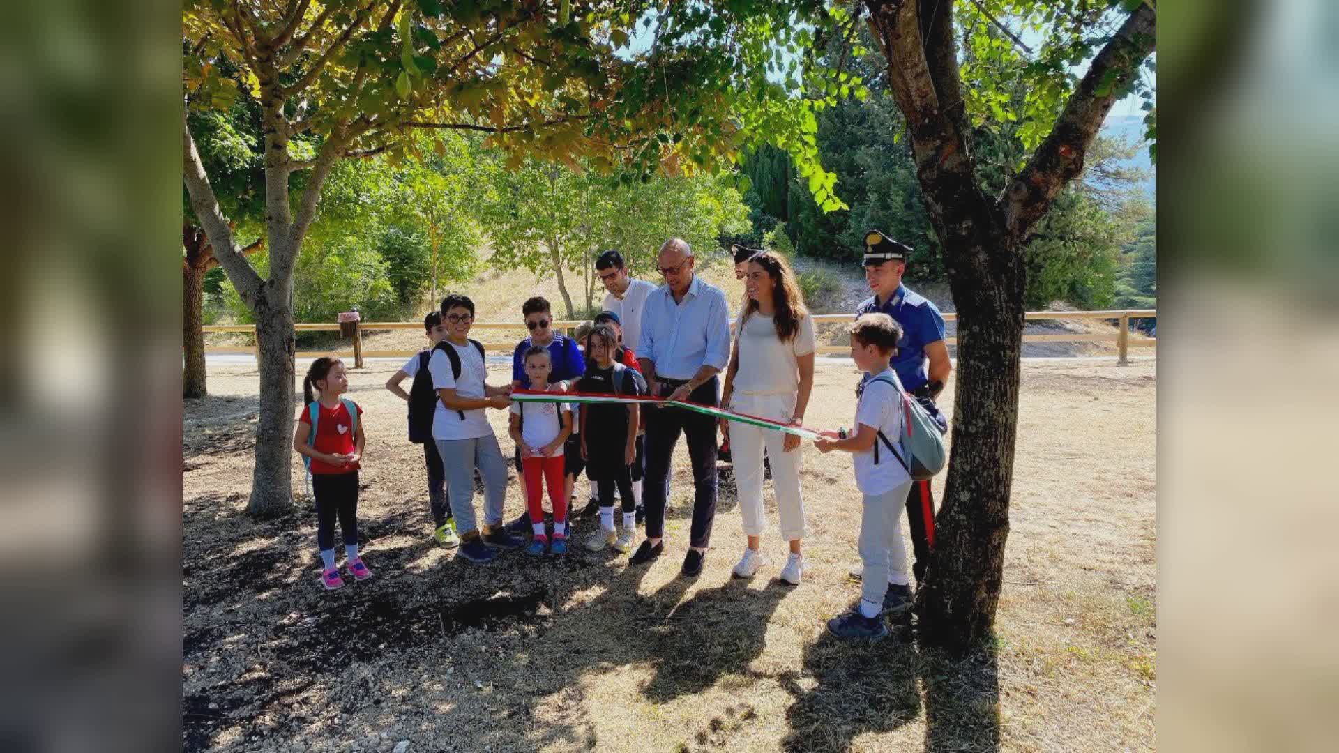 Inaugurato il nuovo parco San Guido