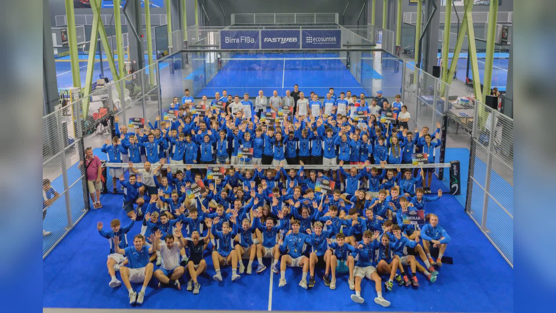 Padel, successo per la Coppa delle Regioni under 16-18