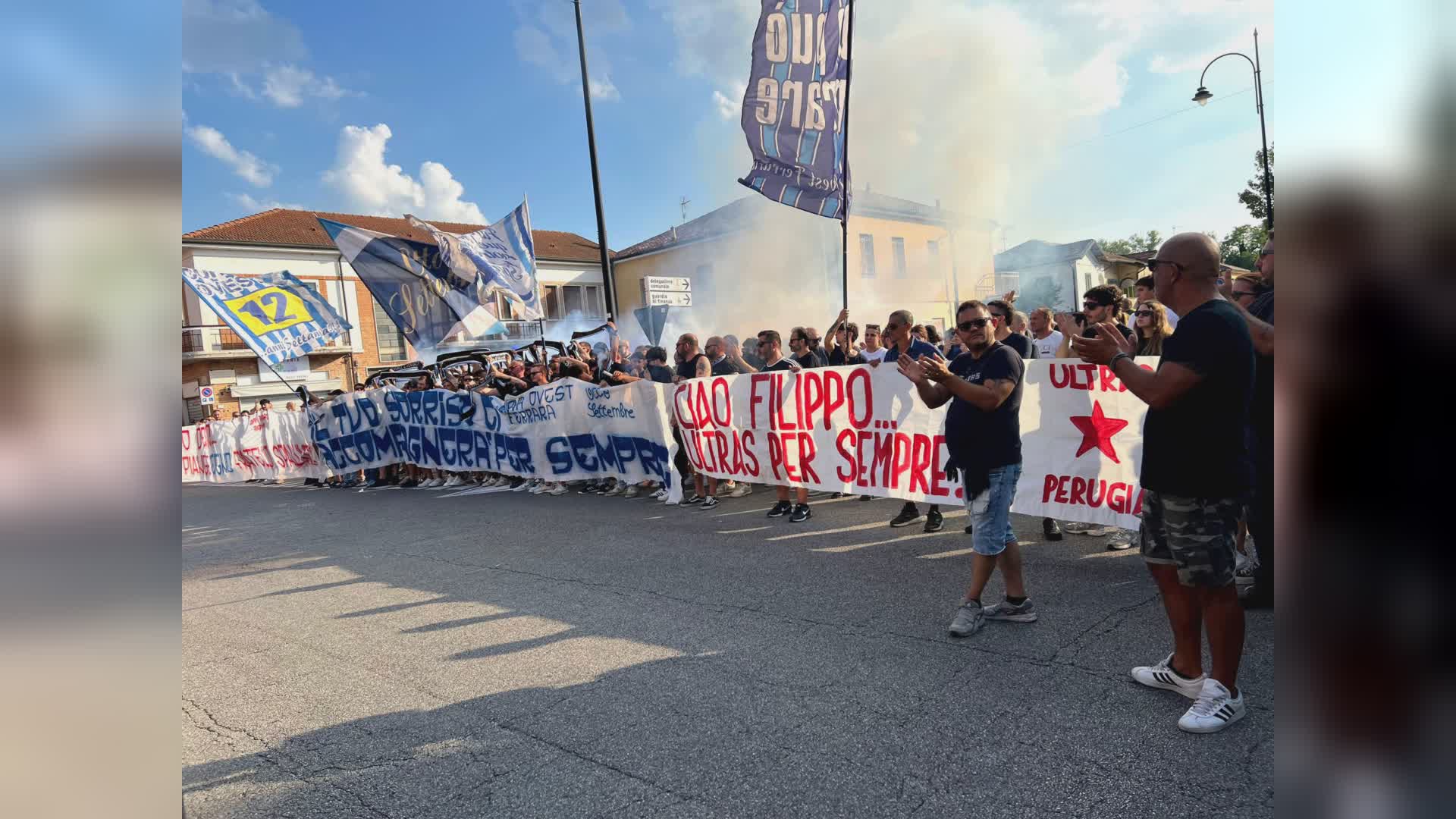 Tifoso spallino morto dopo partita, ultras perugini al funerale