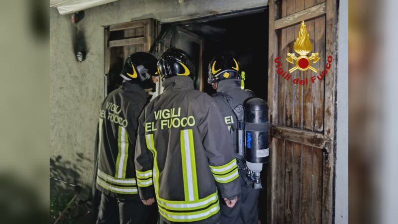 Vigili Fuoco a Castel Giorgio per incendio appartamento