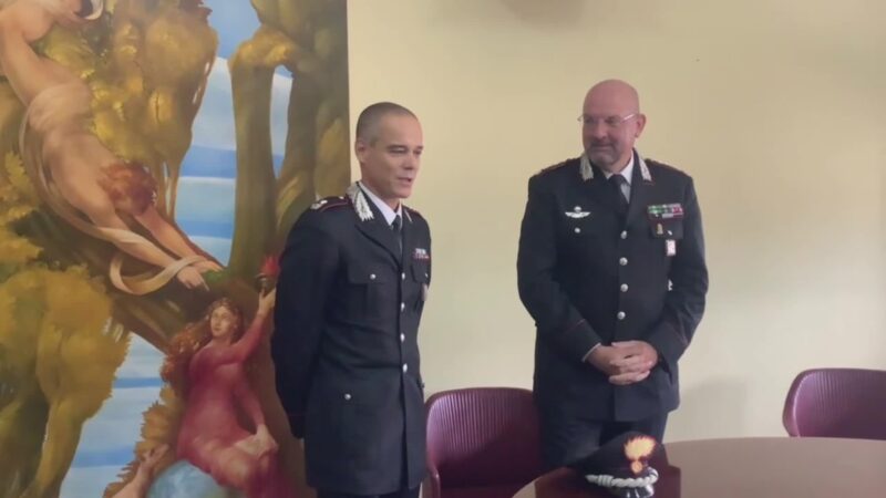 Carabinieri, presentato il nuovo comandante: è il maggiore Del Sette