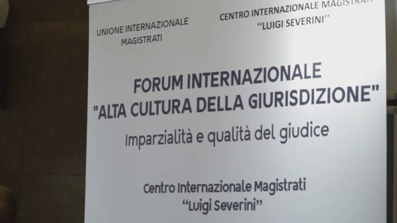 Un Forum internazionale sulla cultura della giurisdizione