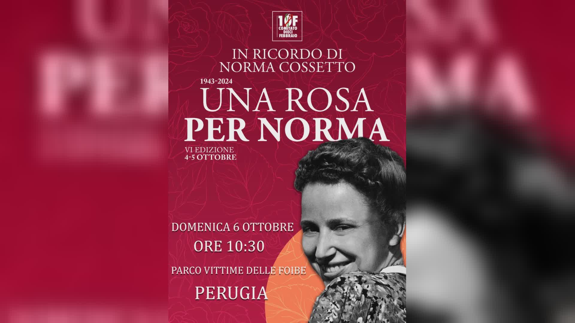 Domenica al parco Vittime Foibe il ricordo di Norma Cossetto