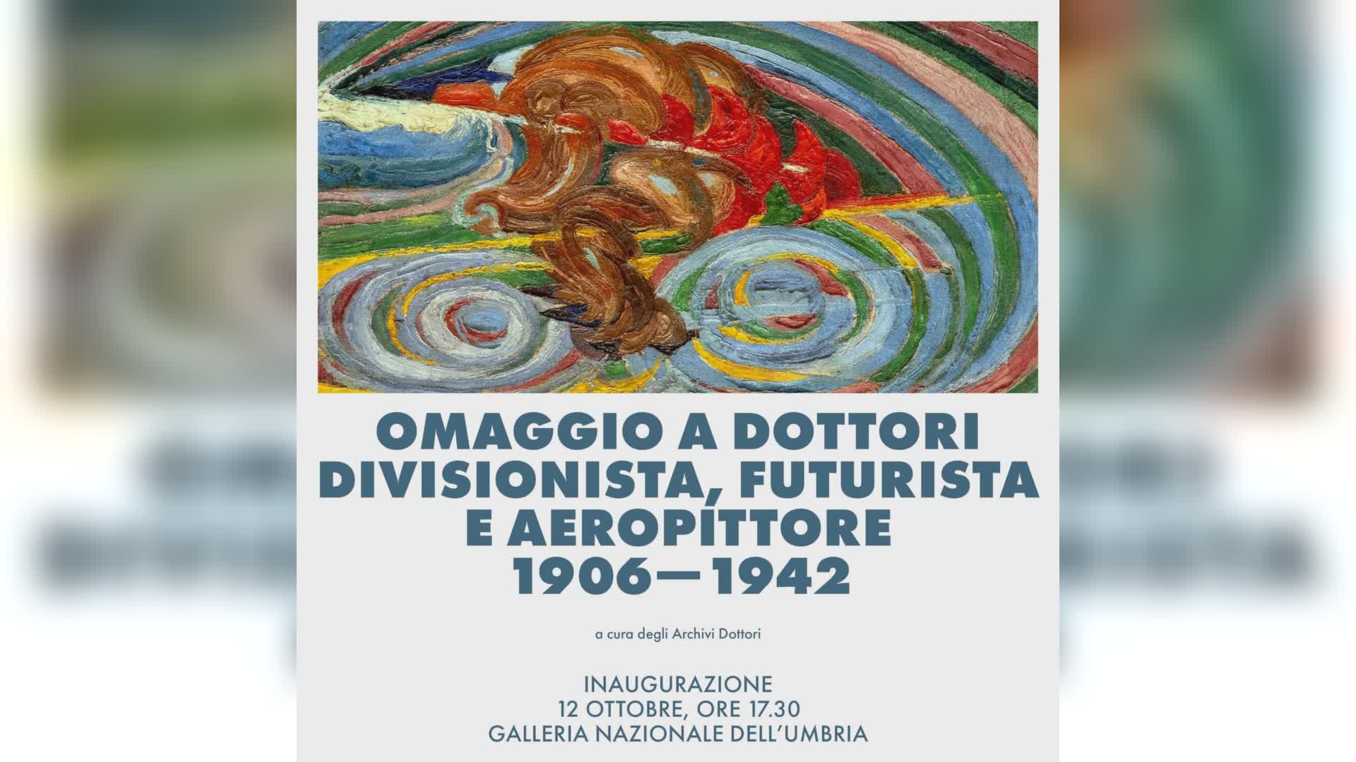 Il Futurismo di Dottori in mostra alla Galleria Nazionale dell’Umbria