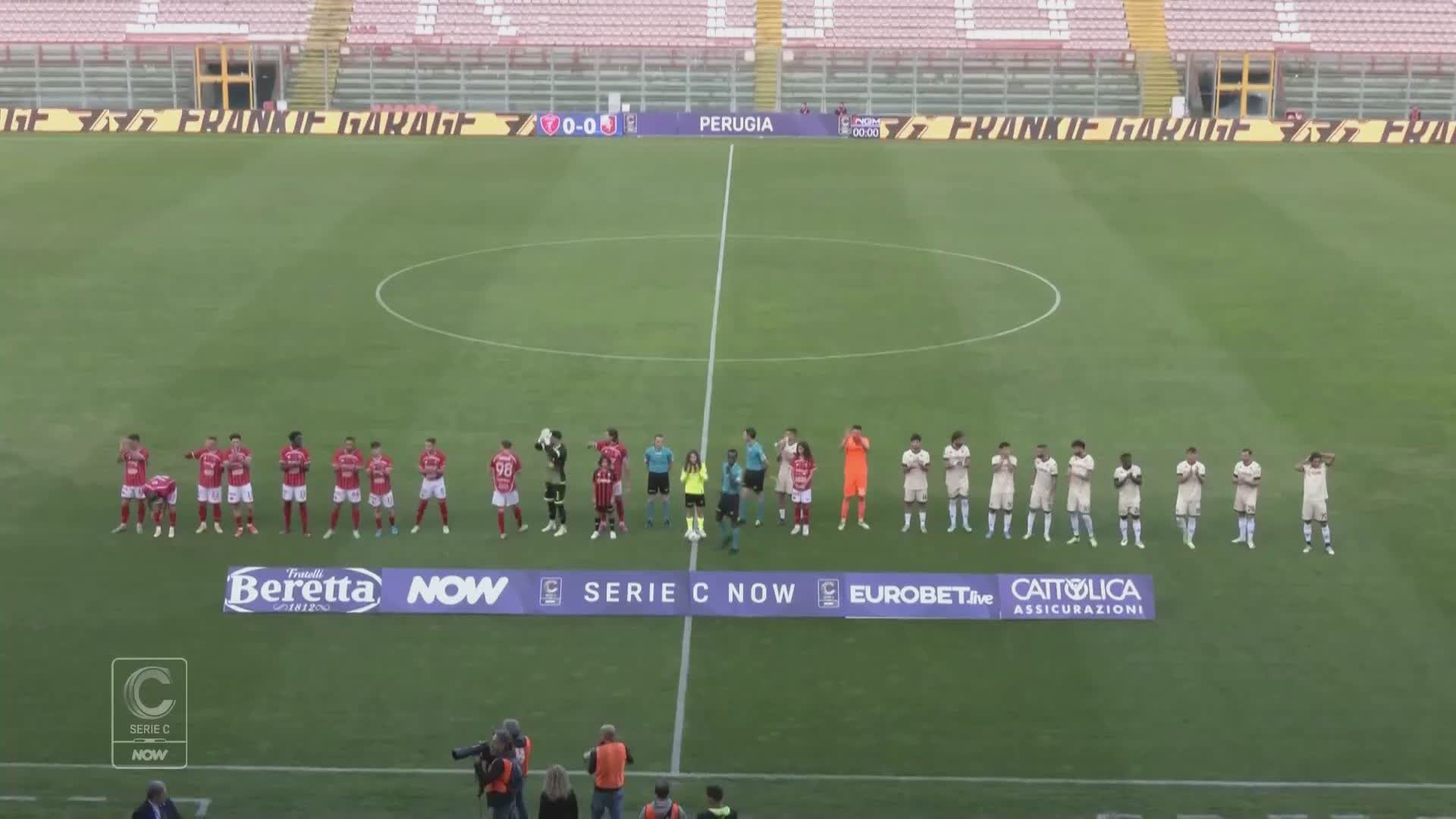 Perugia in campo contro l’Entella