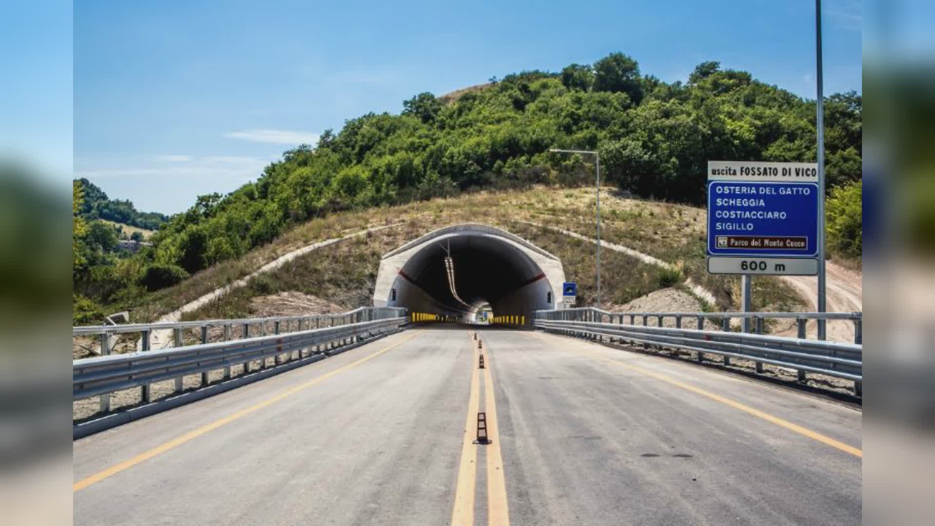 Perugia-Ancona verso chiusura tratto Fossato di Vico-Cancelli