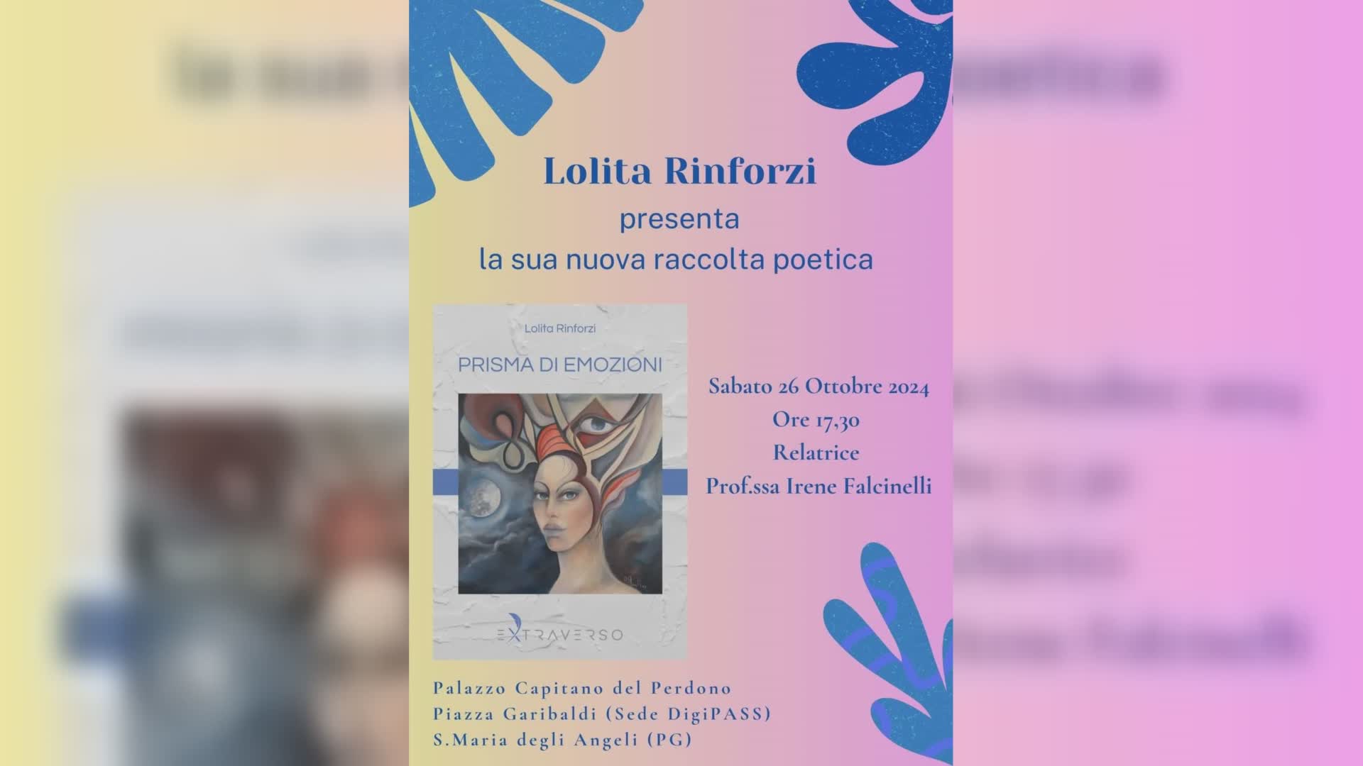 Sabato la presentazione del libro di Lolita Rinforzi