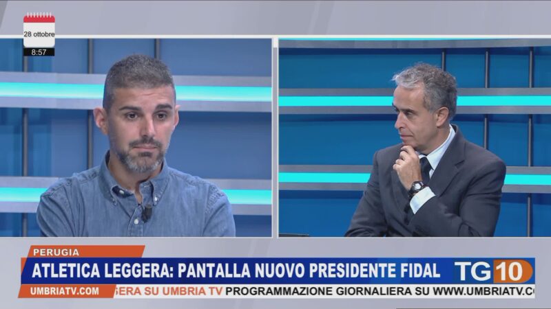 Pantalla (nuovo presidente Fidal) ospite al Tg Mattina: le sue parole