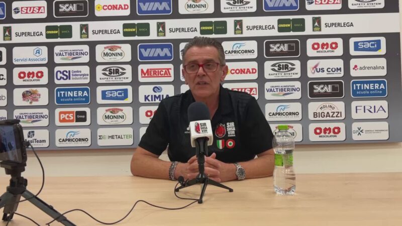 Sir Perugia-Lube Civitanova: Lorenzetti: “Partita delicata”