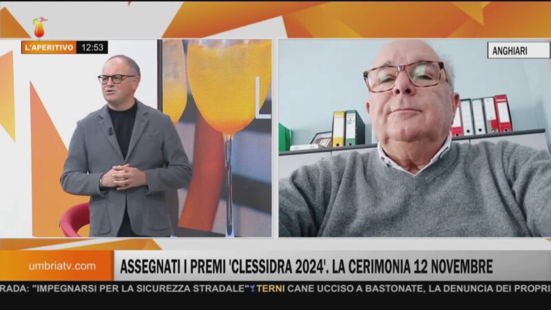 Tutto pronto per il premio ‘Clessidra 2024’. Cerimonia il 12 novembre