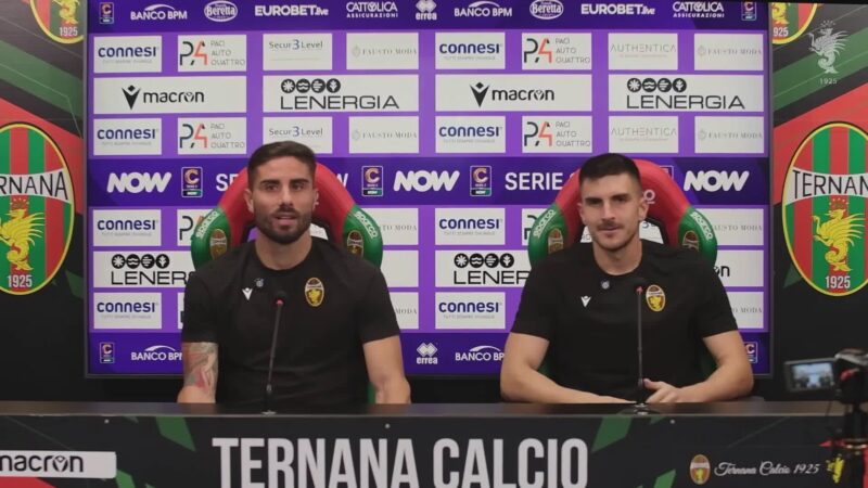 Ternana verso il derby: la carica di Capuano e Vannucchi