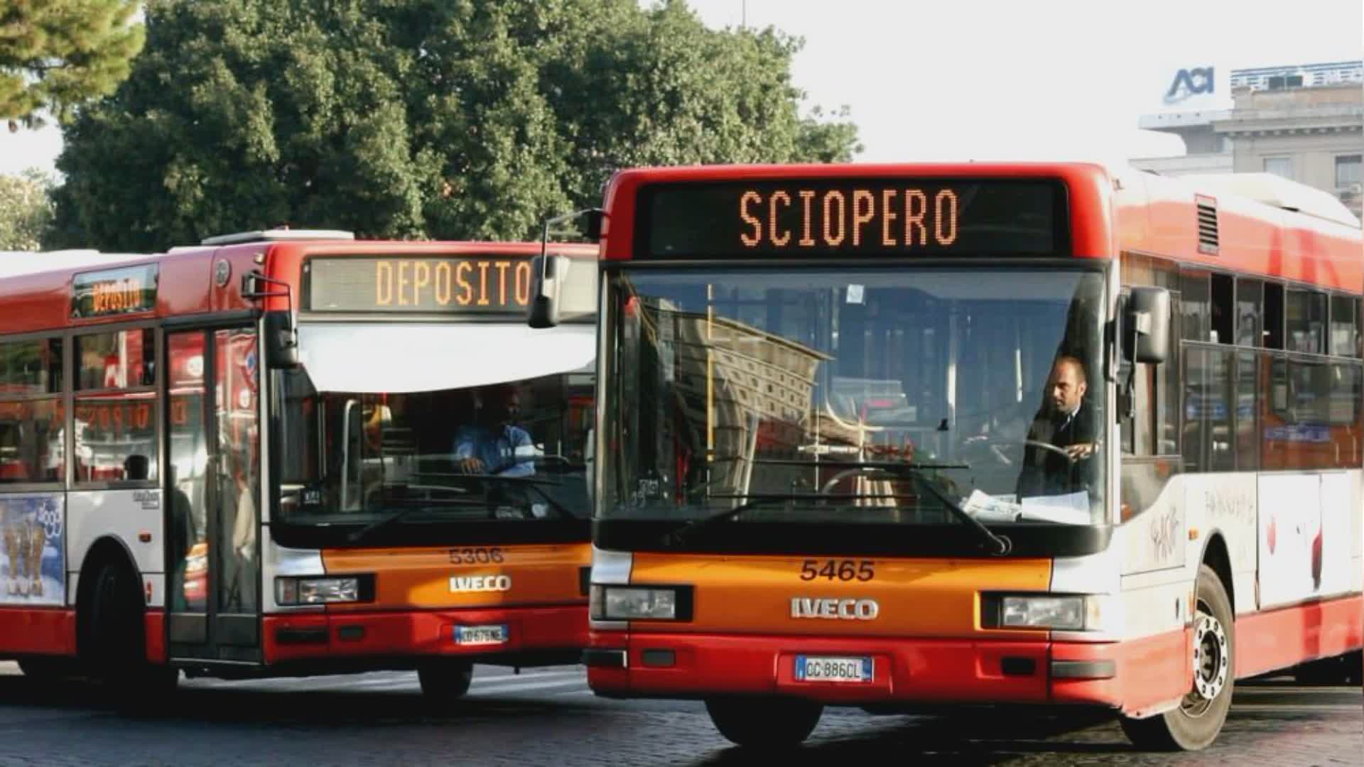 Sciopero trasporti: adesione del 90% dei lavoratori