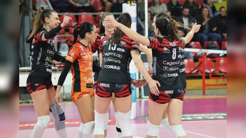 Prima vittoria stagionale per la Bartoccini Mc Restauri: Cuneo ko 3-0