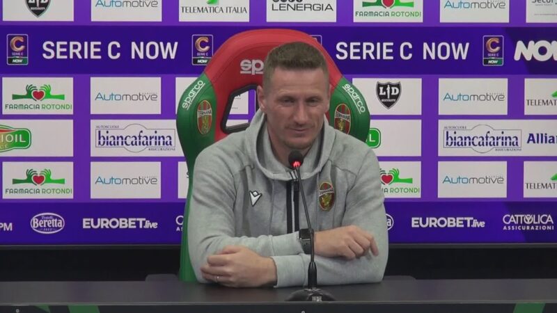 Ternana, la conferenza di Abate prima di partire per Carpi