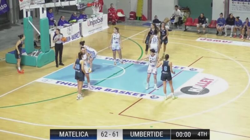 Umbertide beffata nel finale a Matelica