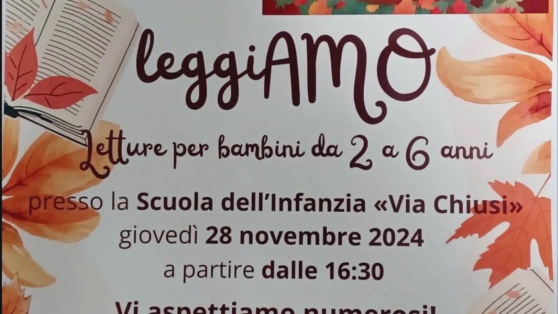 Istituto Comprensivo Perugia V promuove progetto “LeggiAMO”