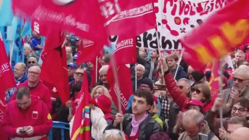 Sciopero Generale: in duemila in piazza contro la Legge di Bilancio