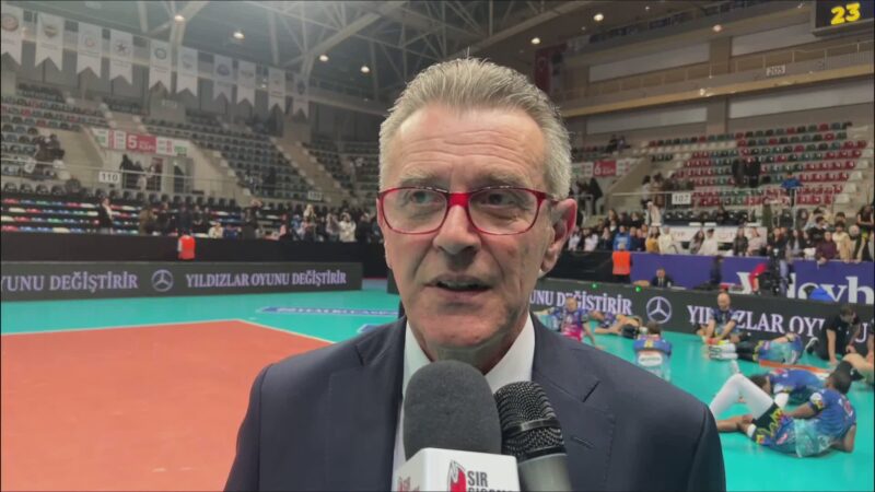 Sir, le parole nel post-gara dopo la vittoria in Champions ad Ankara