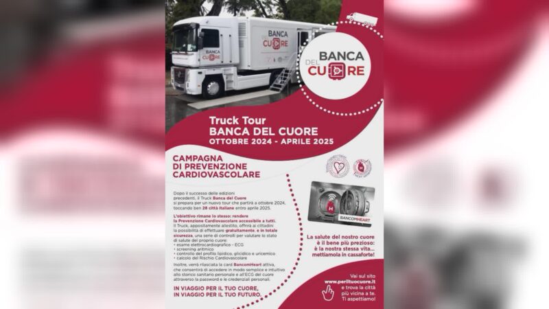 Torna a Gubbio il “Truck Tour Banca del Cuore”