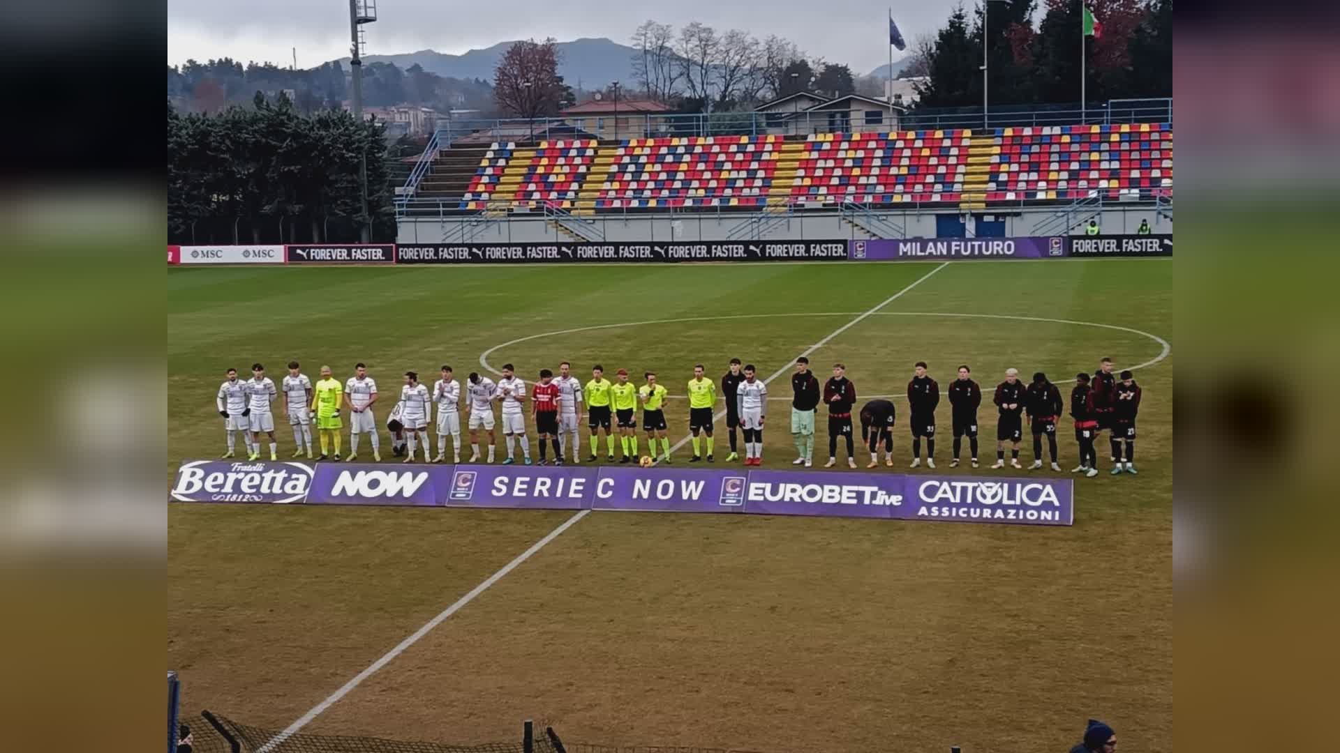 Il Gubbio cade ancora: il Milan Futuro si impone 1-0