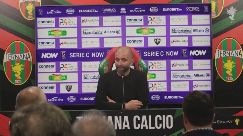 Ternana, il ds Mammarella: “Pescara non sarà decisiva”