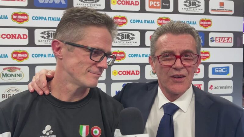 Sir, Lorenzetti&Colaci: “Chiuso alla grande un anno super”