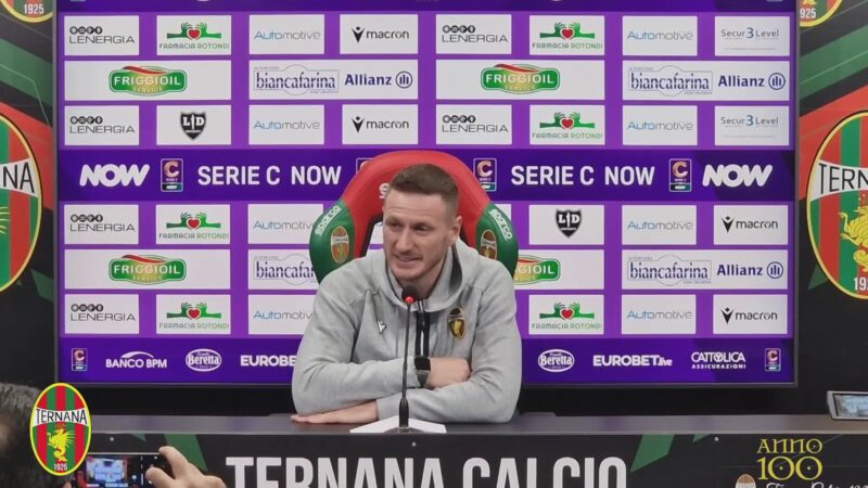 Ternana, Abate: “Servirà una prova feroce con il Pontedera”